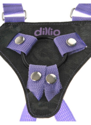 7" strap-on suspender harness set
